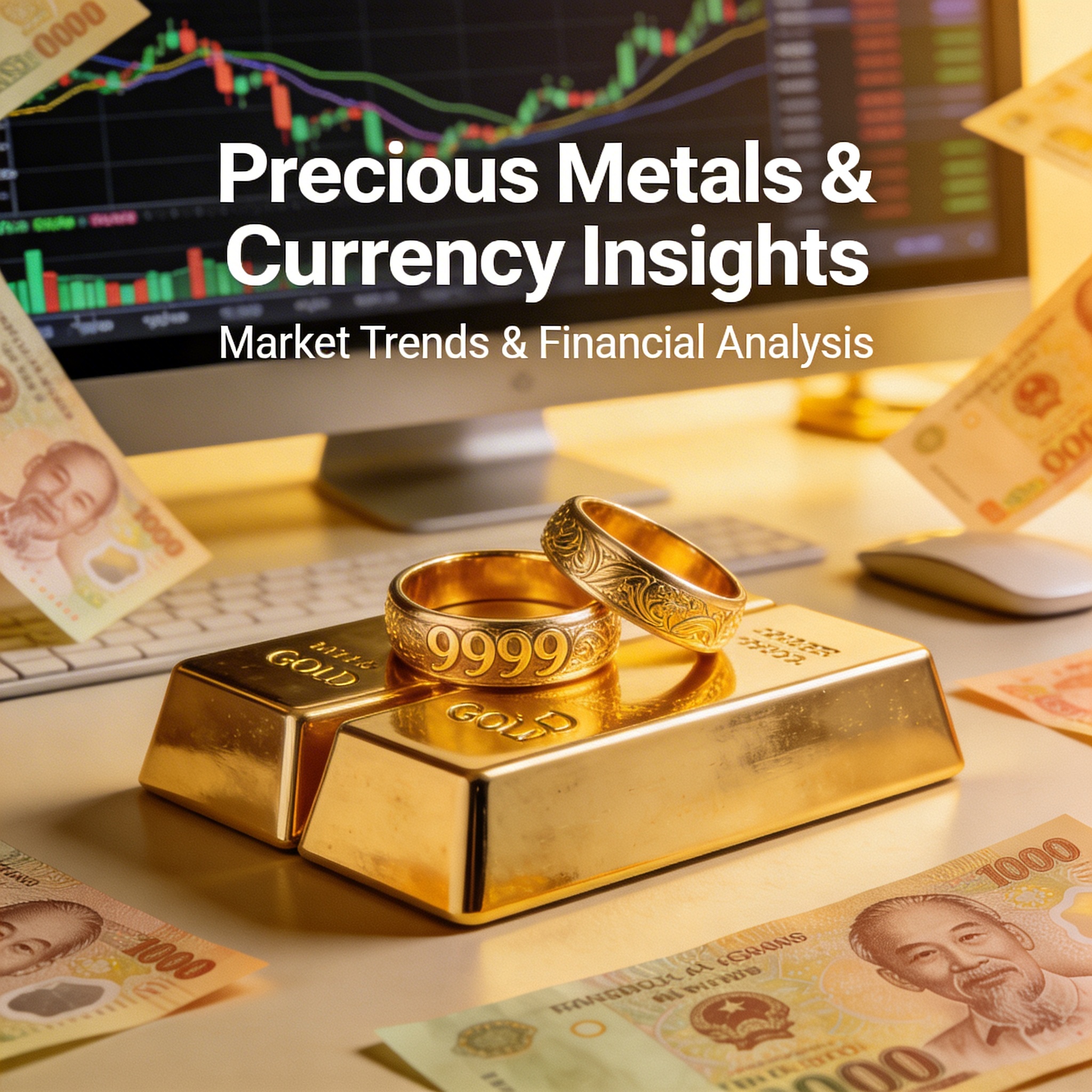 CẬP NHẬT GIÁ VÀNG SÁNG NAY: SJC, Nhẫn 9999 và Thế Giới Đồng Loạt Biến Động