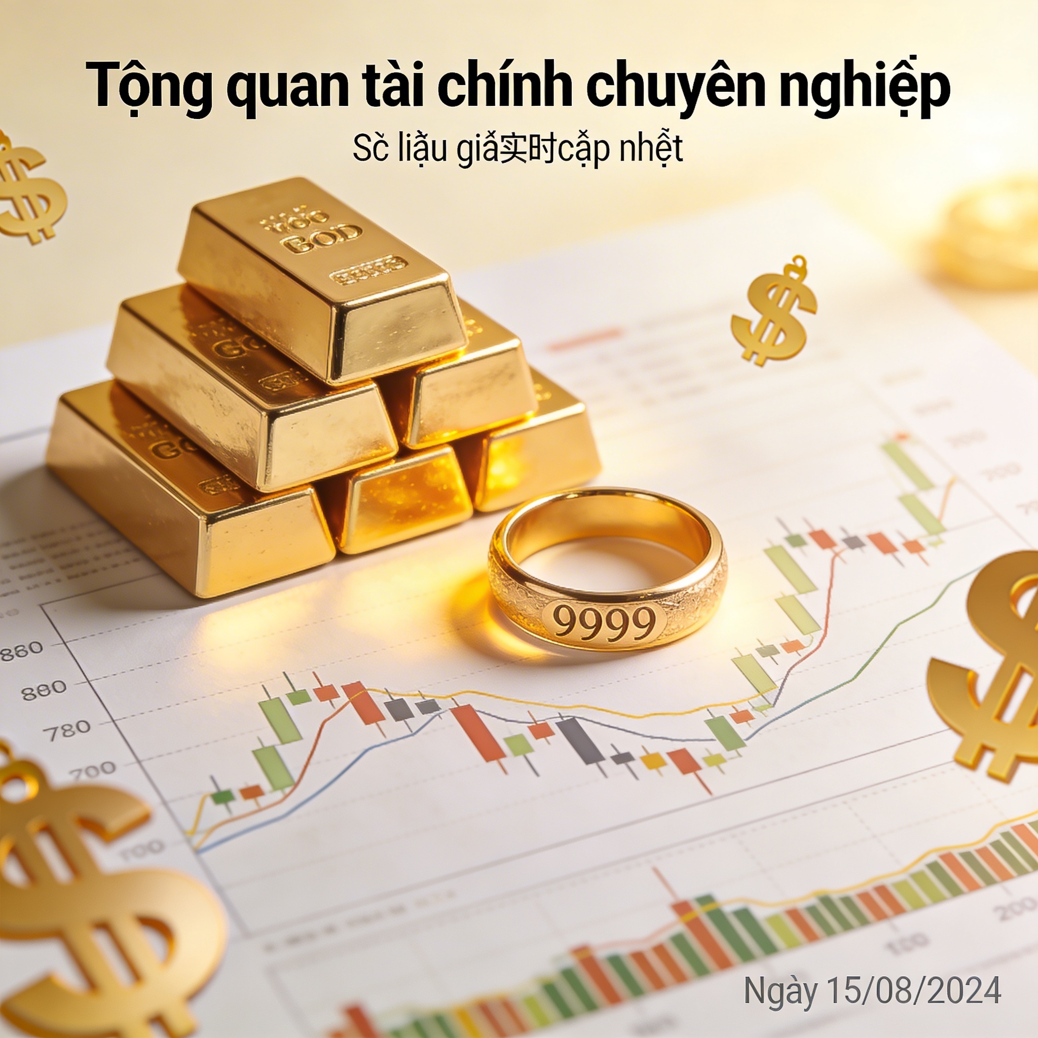 Cập Nhật Giá Vàng Sáng Nay: SJC, Nhẫn 9999 và Vàng Thế Giới Biến Động Ra Sao?